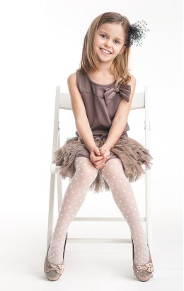 RAJSTOPY DZIEWCZĘCE SWEETY 20 DEN 122-128 bianco