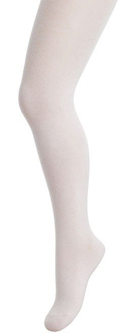 RAJSTOPY SOFT COTTON GŁADKIE 2-6 LAT 104-110 white