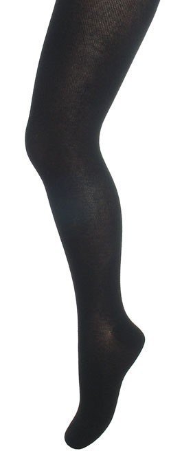 RAJSTOPY SOFT COTTON GŁADKIE 6-11 LAT 128-134 black