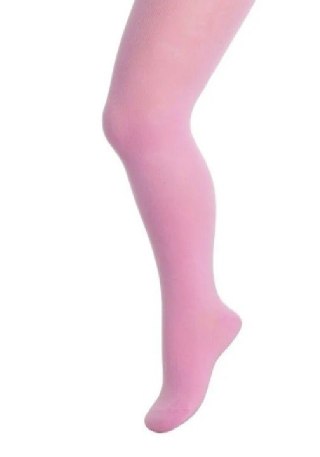 RAJSTOPY SOFT COTTON GŁADKIE 6-11 LAT 140-146 pink.c35