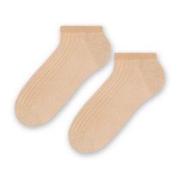 STOPKI MĘSKIE 042 100% BAWEŁNA 44-46 beżowy 004