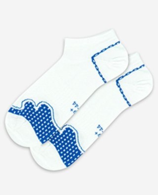 STOPKI SPORTIVE WZOROWANE AG+ 42-44 white.05a/wz.944