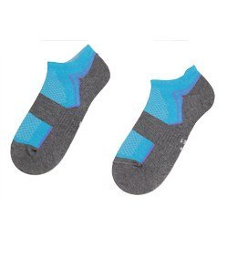 STOPKI SPORTIVE WZOROWANE AG+ 45-47 turquoise.t7h/wz.955
