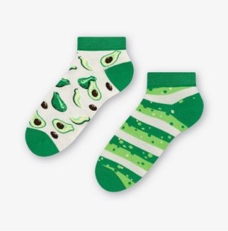 ZAKOSTKI MĘSKIE NIE DO PARY 035 39-42 avocado biały