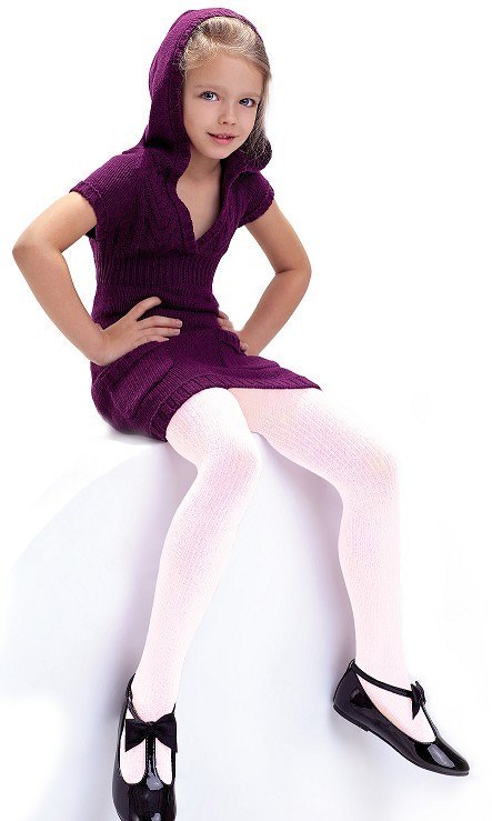RAJSTOPY DZIEWCZĘCE AGATKA 140-146 baby pink RAJSTOPY DZIEWCZĘCE AGATKA 140-146 baby pink