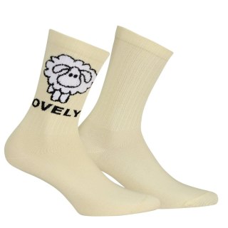 SKARPETKI DZIEWCZĘCE LOVELY 36-38 yellow