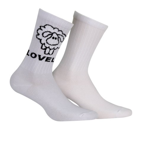 SKARPETKI DZIEWCZĘCE LOVELY 39-41 white SKARPETKI DZIEWCZĘCE LOVELY 39-41 white