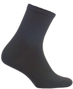 SKARPETKI GŁADKIE 11-15 LAT 36-38 black