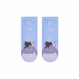 SKARPETKI NIEMOWLĘCE COTTON CANDY 138 17-19 błękitny/osioł 136