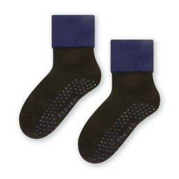 SKARPETY DZIECIĘCE FROTTE ABS 038 26-28 016 czarny/granatowy