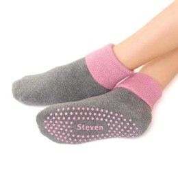 SKARPETY DZIECIĘCE FROTTE ABS 038 29-31 019 melanż szary/różowy