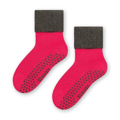 SKARPETY DZIECIĘCE FROTTE ABS 038 29-31 021 różowy/grafitowy SKARPETY DZIECIĘCE FROTTE ABS 038 29-31 021 różowy/grafitowy