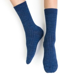 SKARPETY DZIECIĘCE MERINO WOOL BEZUCISKOWE 130 29-31 jeans