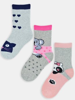 SKARPETY DZIEWCZĘCE FROTTE SF004 19-22 mix kolor/mix wzór