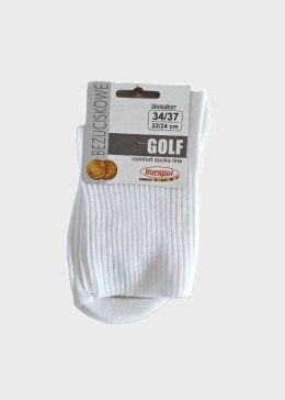 SKARPETY GOLF BEZUCISKOWE 403 38-41 biały