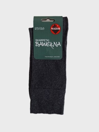 SKARPETY MŁODZIEŻOWE BAWEŁNA R.36-38 SALE 36-38 grafit