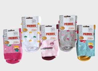 SKARPETY PRIMUS WZÓR 526 30-33 wzór - dziewczynka