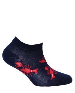 STOPKI WZOROWANE 6-11 LAT 27-29 navy.b85/wz.850