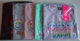 BLUZKA DZIEWCZĘCA HAPPY KR R.158-164 SALE 158 mix kolor