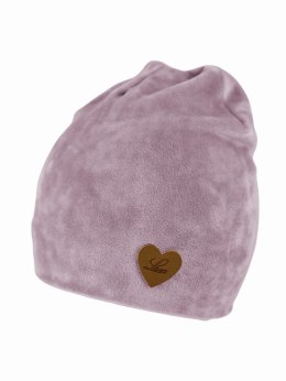 CZAPKA WELUROWA CP-012 42-48 jagodowy