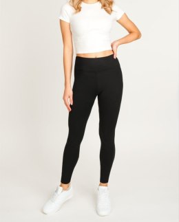LEGGINSY GŁADKIE LE001 XXL czarny