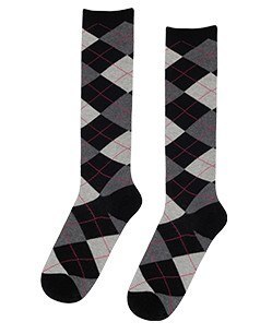 PODKOLANÓWKI WZOROWANE 2-6 LAT SALE 24-26 black.g95/wz.761
