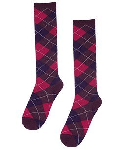 PODKOLANÓWKI WZOROWANE 2-6 LAT SALE 24-26 violet.p96/wz.761