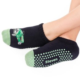 STOPKI DZIECIĘCE FROTTE ABS 134 32-34 053 granatowy/samochód