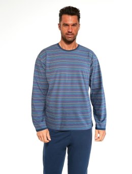 PIŻAMA MĘSKA VARIOUS 138/47 DR XL jeans/paski
