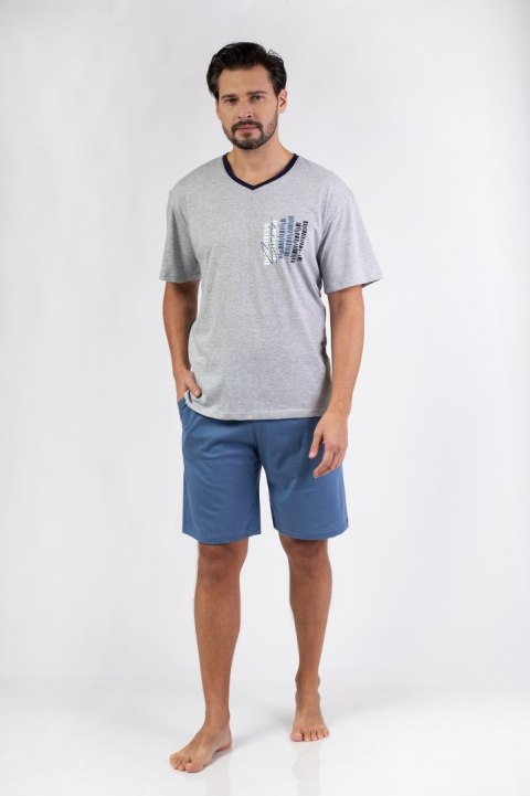 Piżama 477A Kolor(niebieski) Rozmiar(XXL) Piżama 477A Kolor(niebieski) Rozmiar(XXL)