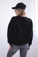 Bluza damska oversize z napisem Vanderbilt czarna uniwersalny