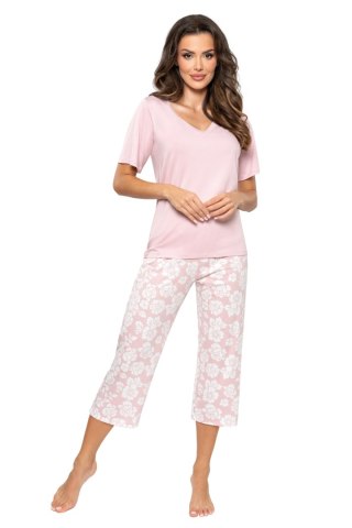 PIŻAMA ROSALIA 3/4 XL pudrowy róż