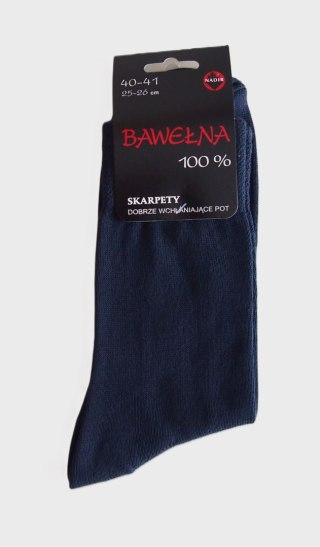 SKARPETY BAWEŁNA 100% 42-43 granat