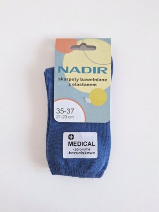 SKARPETY BEZUCISKOWE Z ELASTANEM 35-37 jeans