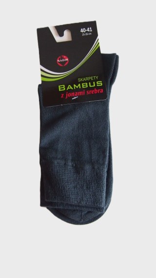 SKARPETY MĘSKIE BAMBUS AG+ 42-43 grafit