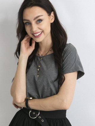 T-shirt RV-BZ-4622.43 ciemny szary XS