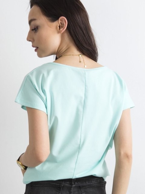 T-shirt RV-BZ-4622.84 mietowy L T-shirt RV-BZ-4622.84 mietowy L