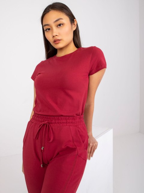 T-shirt RV-TS-4623.42 bordowy XL T-shirt RV-TS-4623.42 bordowy XL