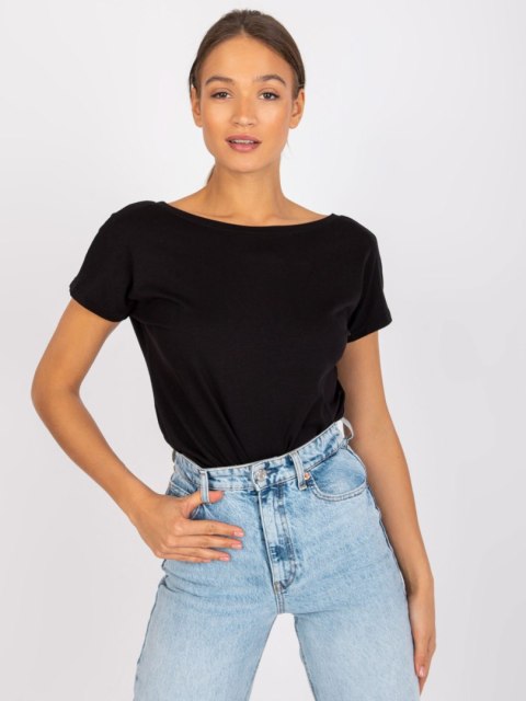 T-shirt RV-TS-4662.26P czarny S T-shirt RV-TS-4662.26P czarny S