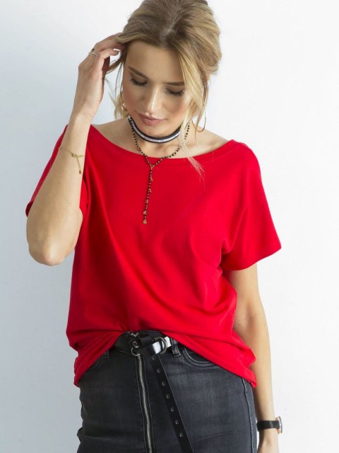 T-shirt RV-TS-4662.38P czerwony M T-shirt RV-TS-4662.38P czerwony M