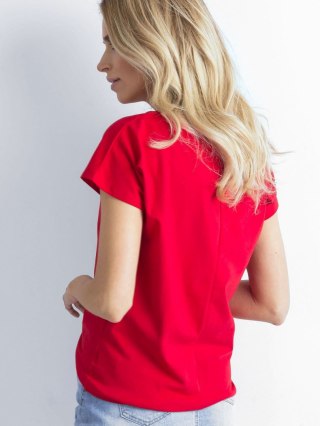 T-shirt RV-BZ-4622.20 czerwony S