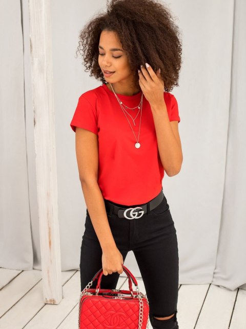 T-shirt RV-TS-4623.86 czerwony XS T-shirt RV-TS-4623.86 czerwony XS