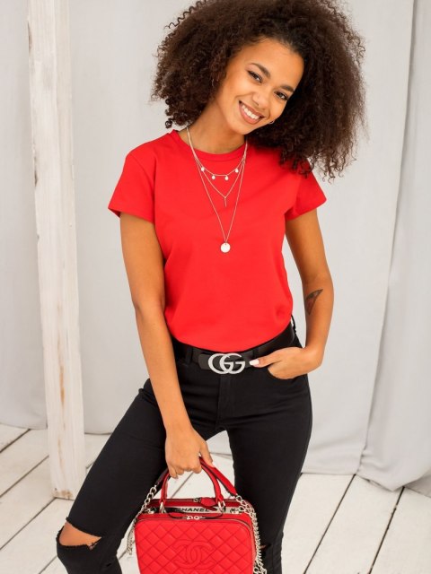 T-shirt RV-TS-4623.86 czerwony XS T-shirt RV-TS-4623.86 czerwony XS