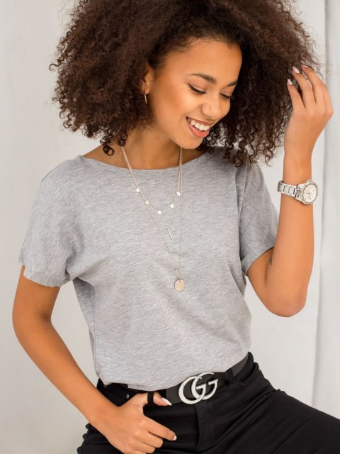 T-shirt RV-TS-4662.39P szary L T-shirt RV-TS-4662.39P szary L