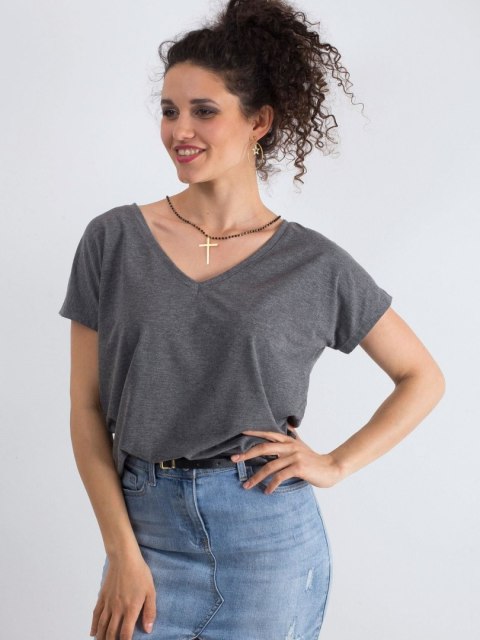 T-shirt RV-TS-4832.28P ciemny szary XL T-shirt RV-TS-4832.28P ciemny szary XL