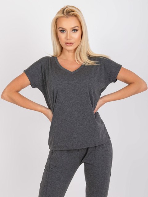 T-shirt RV-TS-4832.28P ciemny szary XL T-shirt RV-TS-4832.28P ciemny szary XL