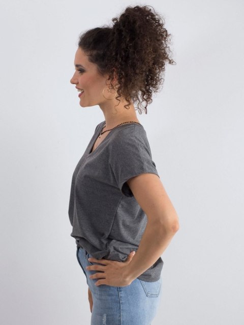 T-shirt RV-TS-4832.28P ciemny szary M T-shirt RV-TS-4832.28P ciemny szary M
