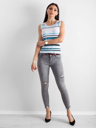 Top AT-TP-5038.28P biało-niebieski one size S/M