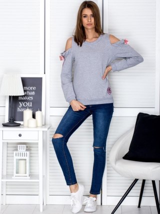 Bluza PL-BL-1452.02 szary S