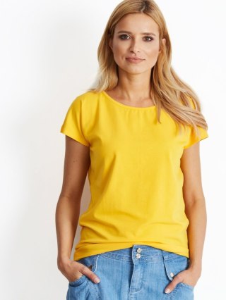 T-shirt RV-BZ-4622.17 ciemny żółty L